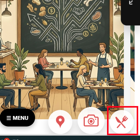 右下のアイコンをタップ